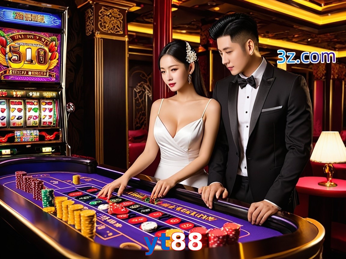 yt88 cassino online com mesa de blackjack e dealer